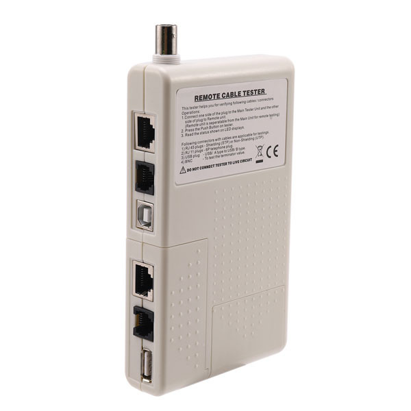تستر شبکه 4 کاره طرح فول ا Remote Cable RJ11/RJ45/USB/BNC Tester