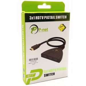 سوییچ 3 به 1 HDMI مدل 1-3HDTV PIGTAIL SWITCH P-NET